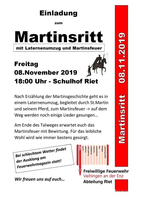 Martinsritt in Riet 2019